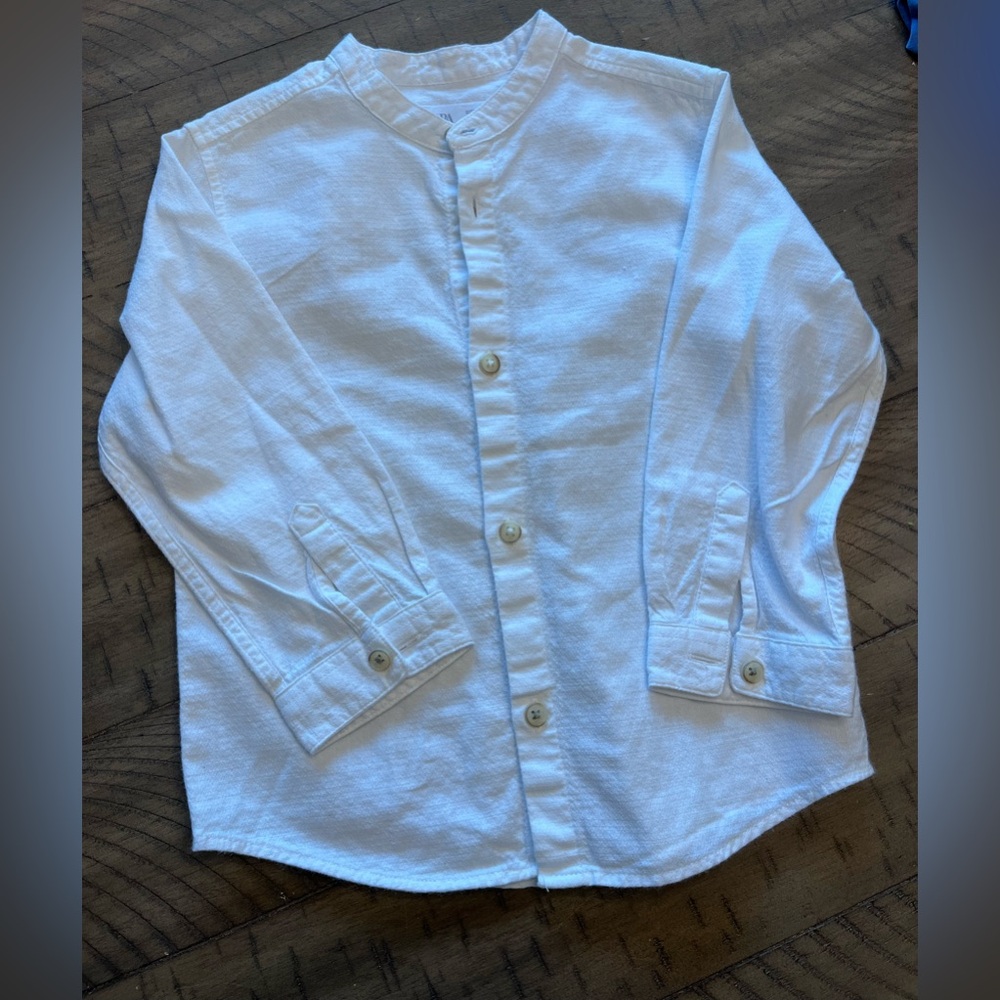 Zara white button down